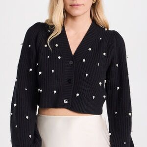Love Shack Fancy Frances crop cardigan